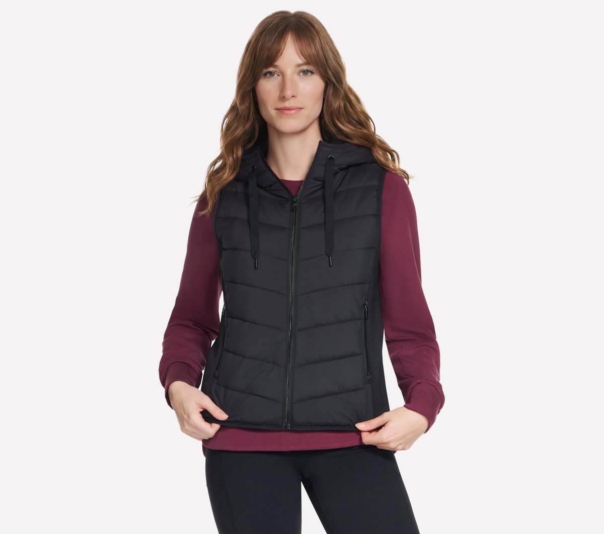 Performance Elite Cozy Fit Hooded Vest | Skechers discount