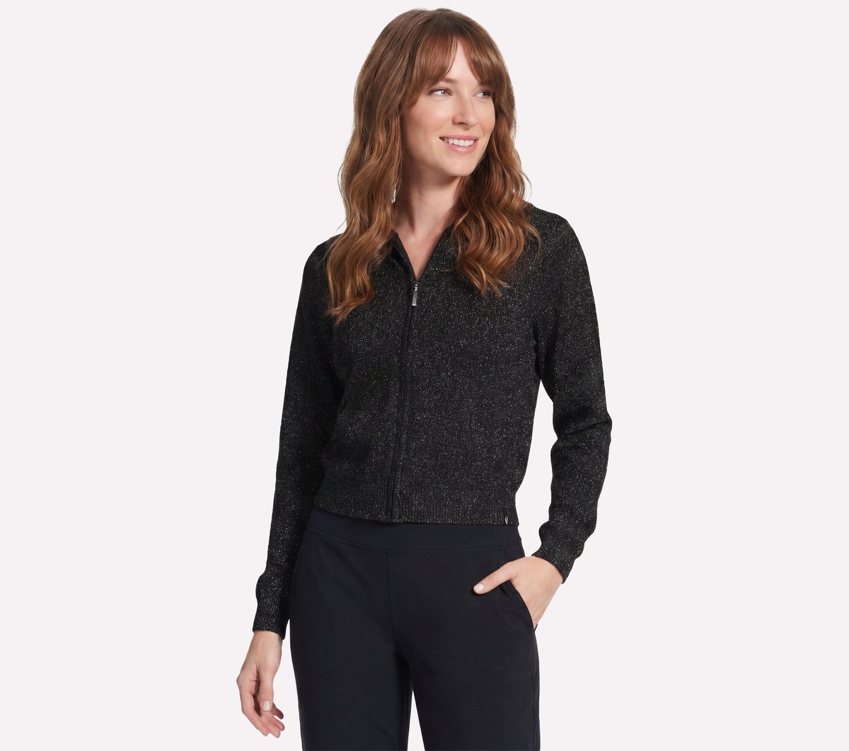 Shine Hooded Full Zip Jacket | Skechers on sale