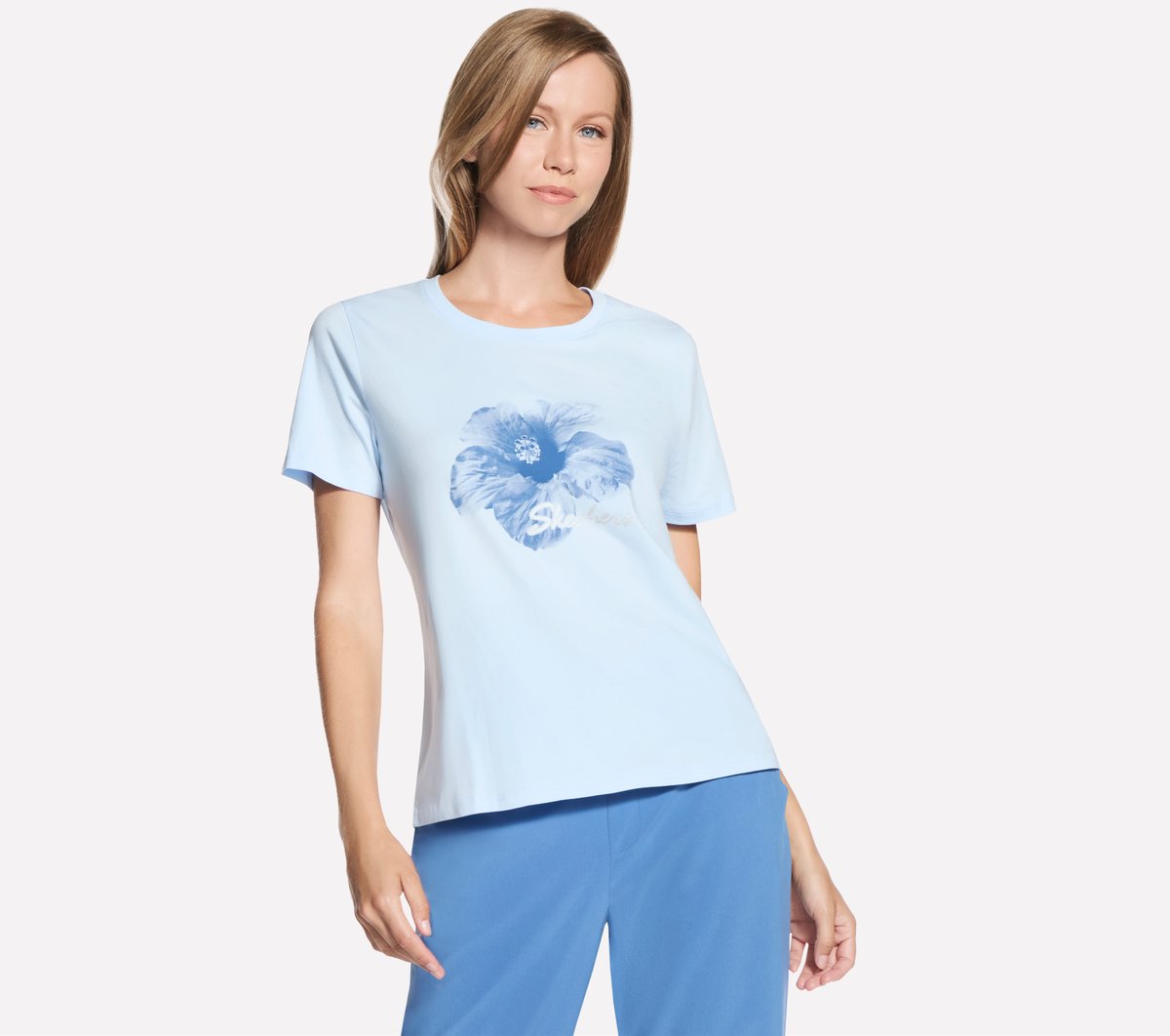 Hibiscus Short Sleeve Tee | Skechers near me
