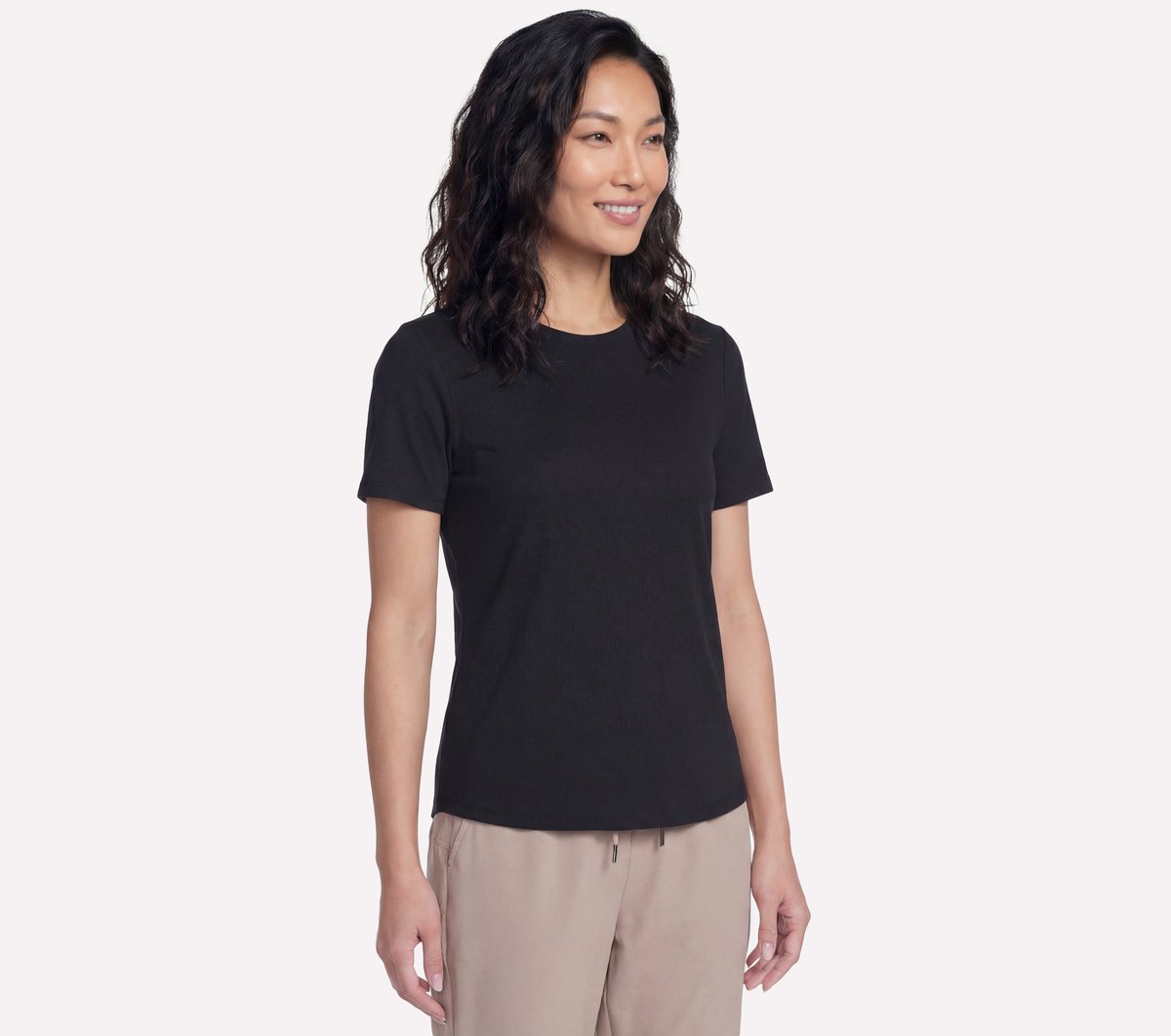 GO WALK Luxe Rib Tee | Skechers sale