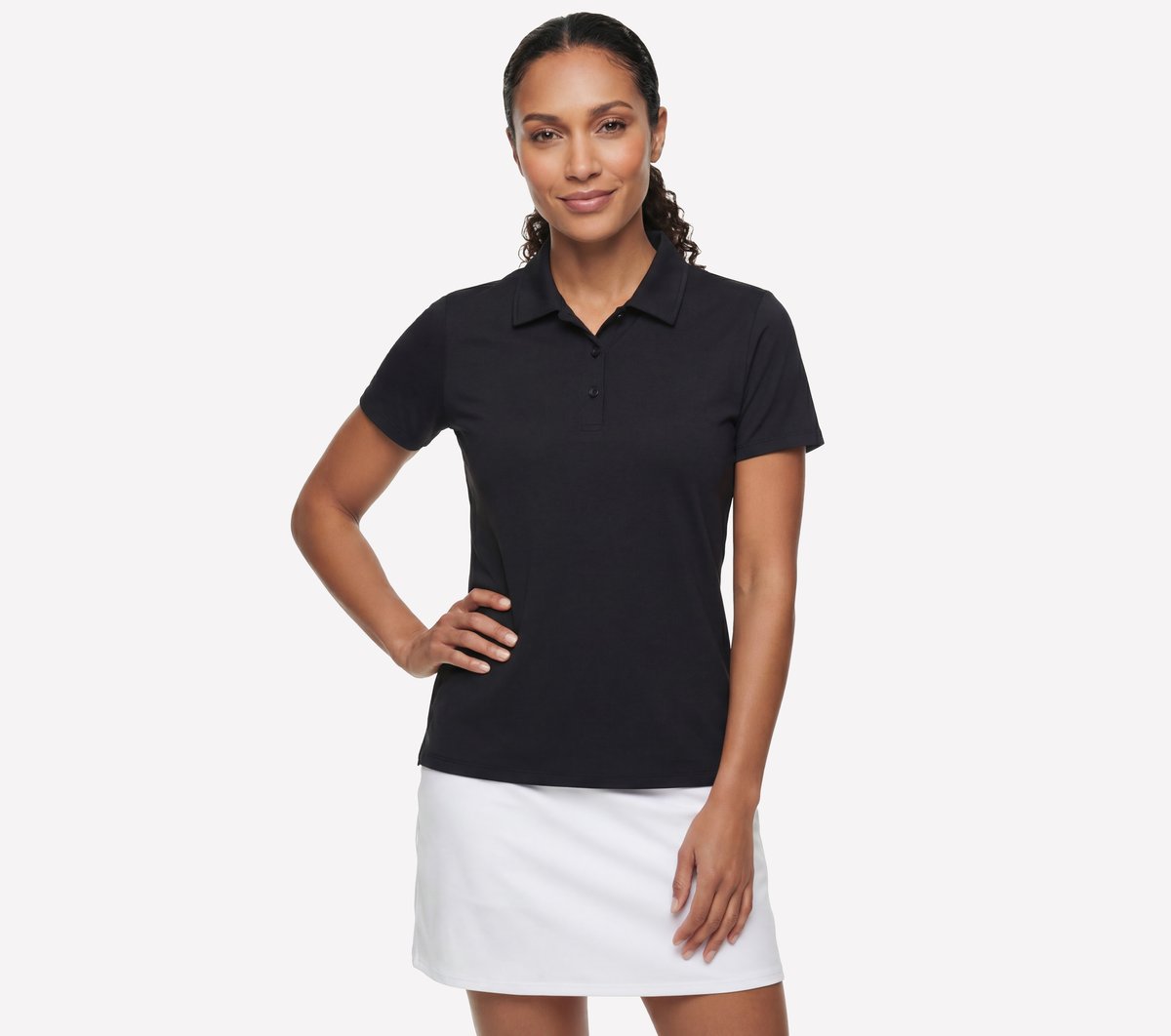 GO GOLF Short Sleeve Birdie Zip Front Polo | Skechers USA