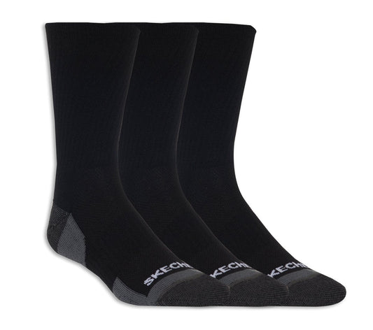 3 Pack Half Terry Crew Socks | Skechers sale