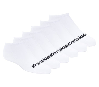 6 Pack No Show Cotton Socks | Skechers discount