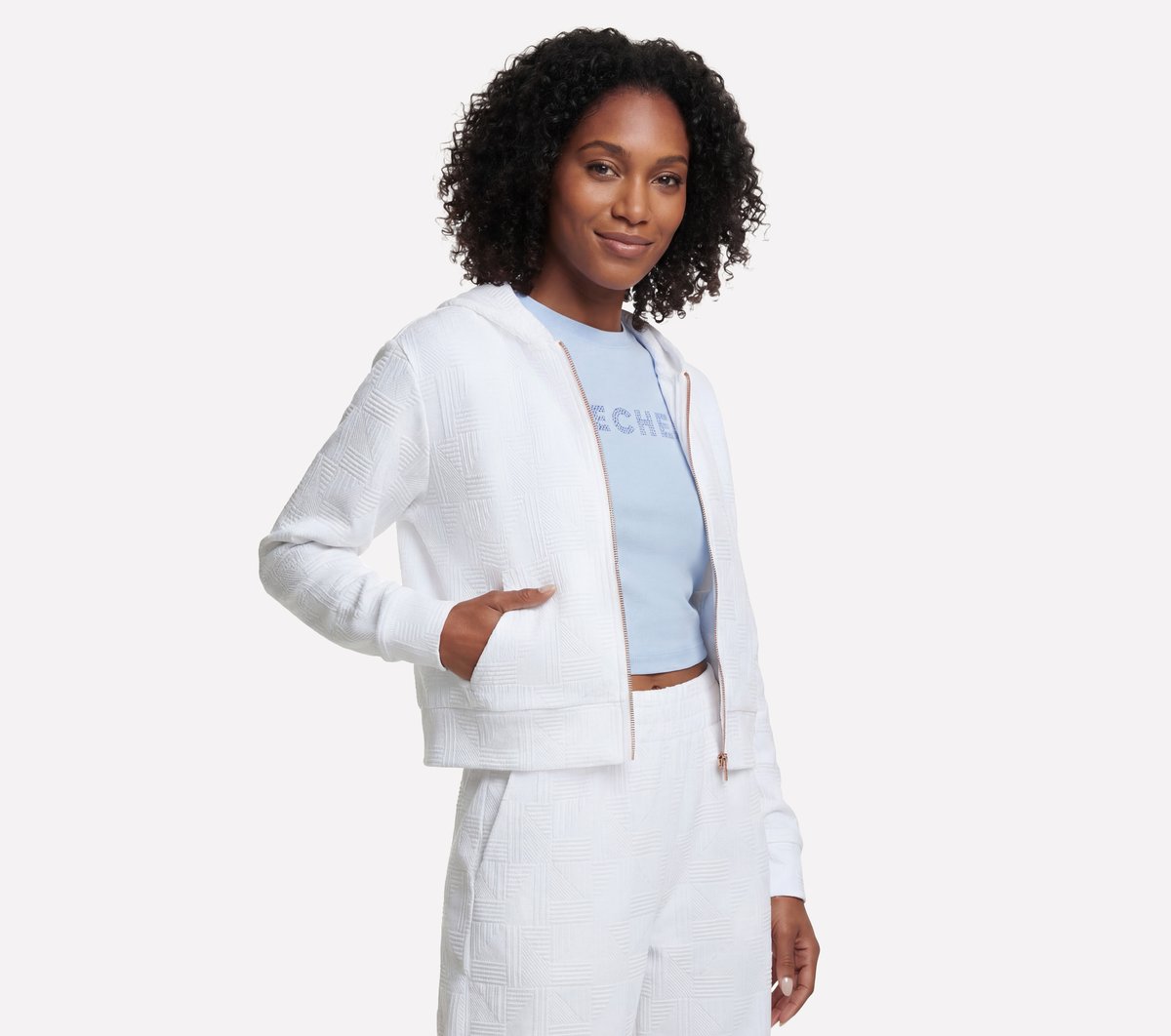 GO WALK Everywhere Diamond Full Zip Jacket | Skechers outlet