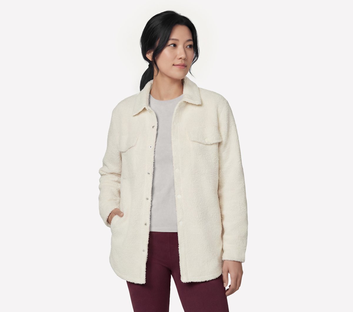 Sherpa Shacket | Skechers sale