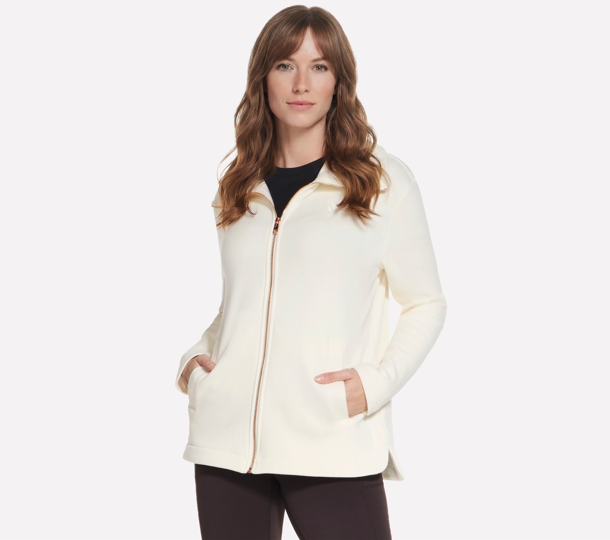 GO SNUGGLE Tunic Full Zip Jacket | Skechers on sale