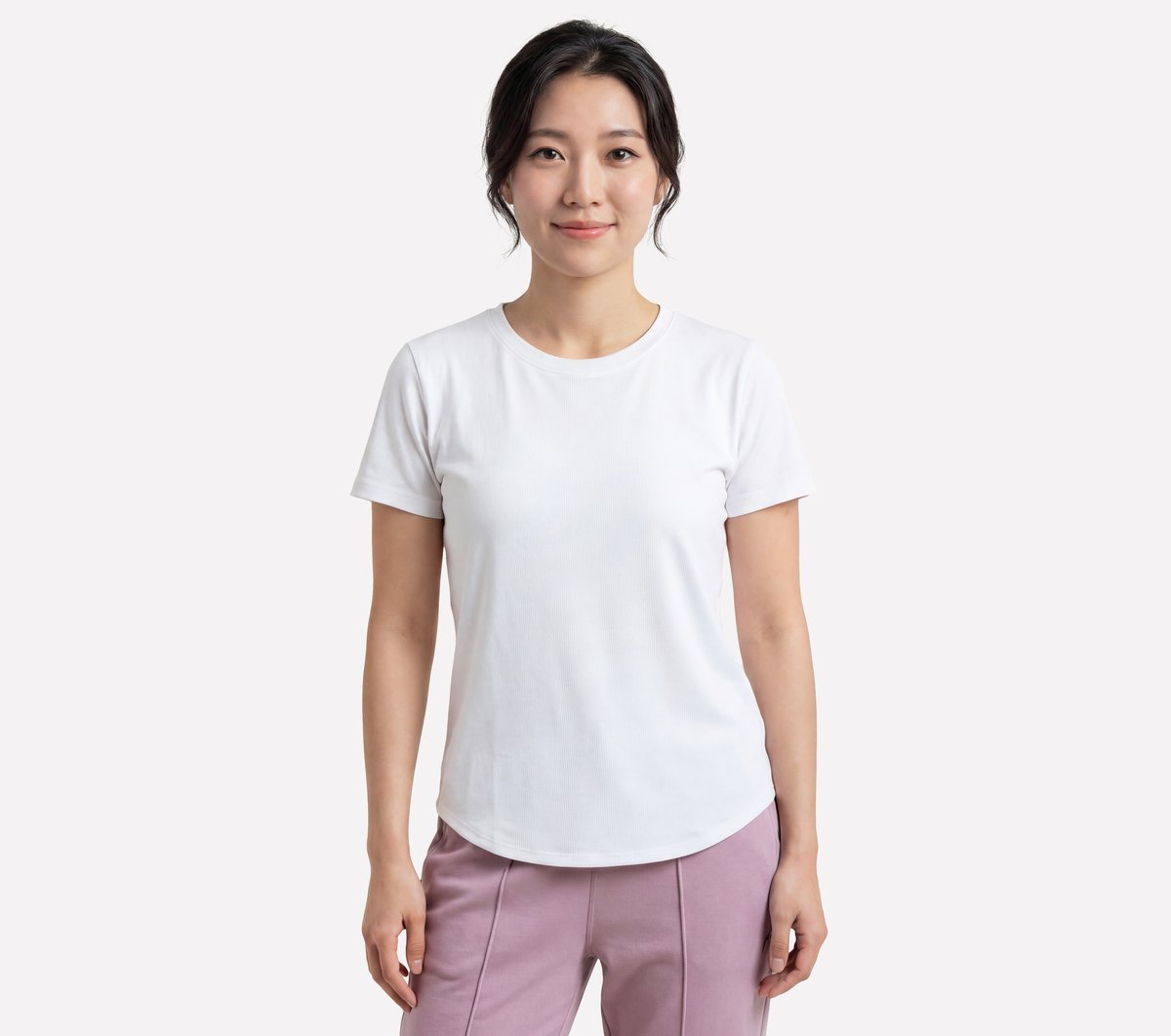 GO WALK Luxe Rib Tee | Skechers sale