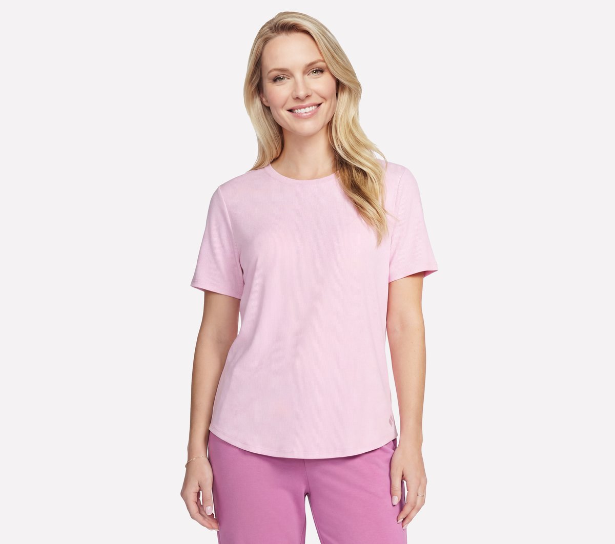 GO WALK Luxe Rib Tee | Skechers sale