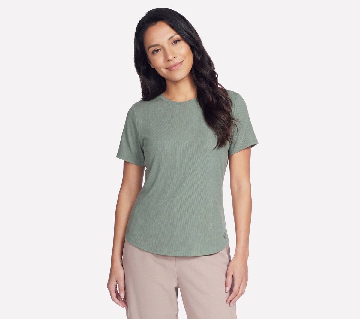 GO WALK Luxe Rib Tee | Skechers sale