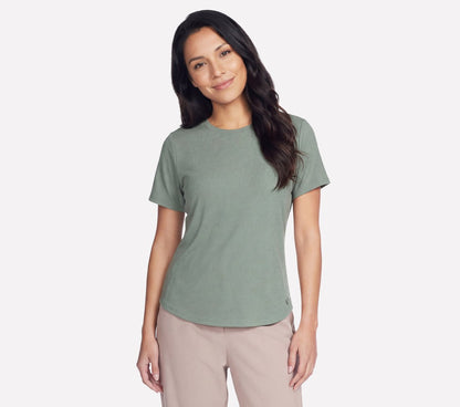 GO WALK Luxe Rib Tee | Skechers sale