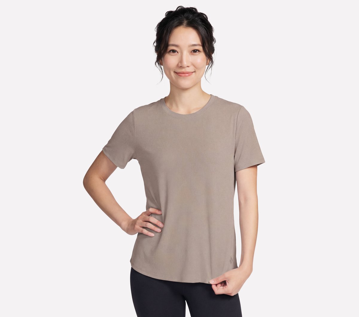 GO WALK Luxe Rib Tee | Skechers sale
