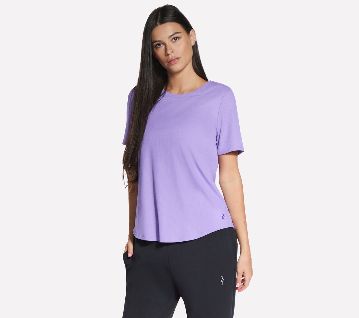 GO WALK Luxe Rib Tee | Skechers sale