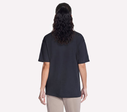 Script Diamond Studded Short Sleeve Tee | Skechers outlet