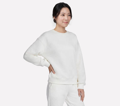 Downtown Cozy Fit Long Sleeve Crew | Skechers on sale