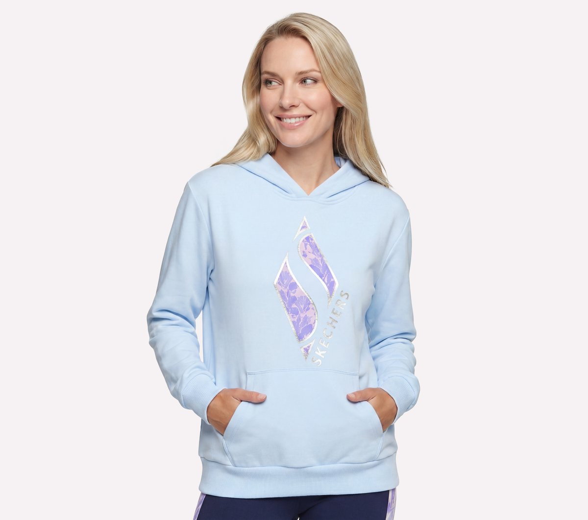 Floral Diamond Pullover Hoodie | Skechers on sale