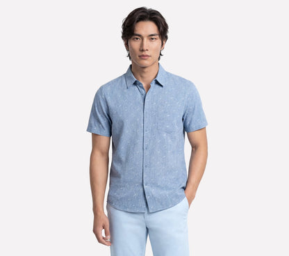 The GO WALK Air Printed Short Sleeve Shirt | Skechers on sale