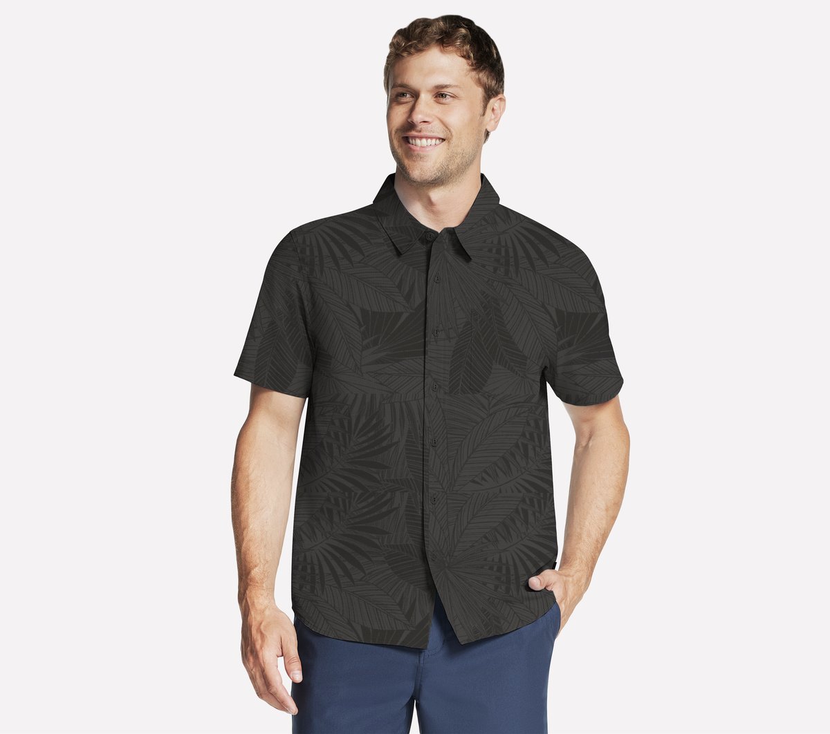 The GO WALK Air Printed Short Sleeve Shirt | Skechers on sale