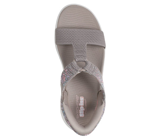Slip-ins: GO WALK Massage Fit Sandal - Confetti Sky | Skechers discount