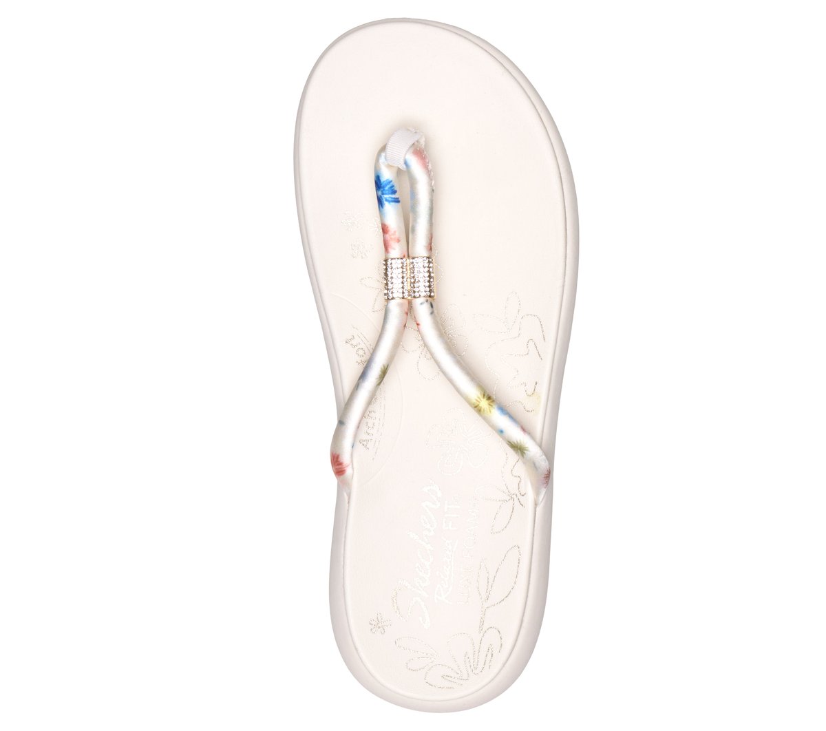 Slide-Ups Relaxed Fit: Asana Luxe - Vibrant Beauty | Skechers sale