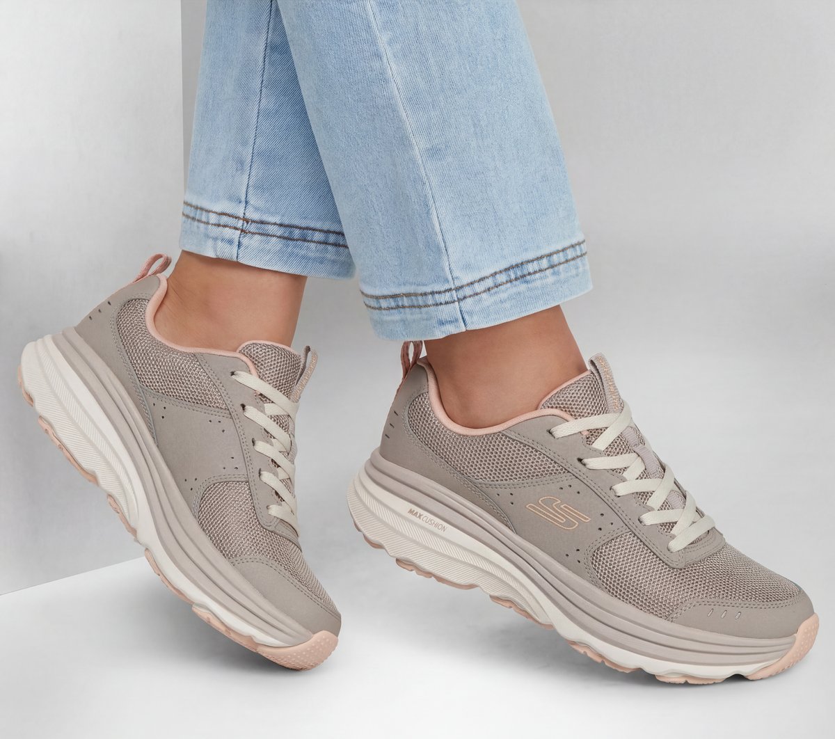 Relaxed Fit: Max Cushioning Zirrus - Cobble Stone | Skechers online
