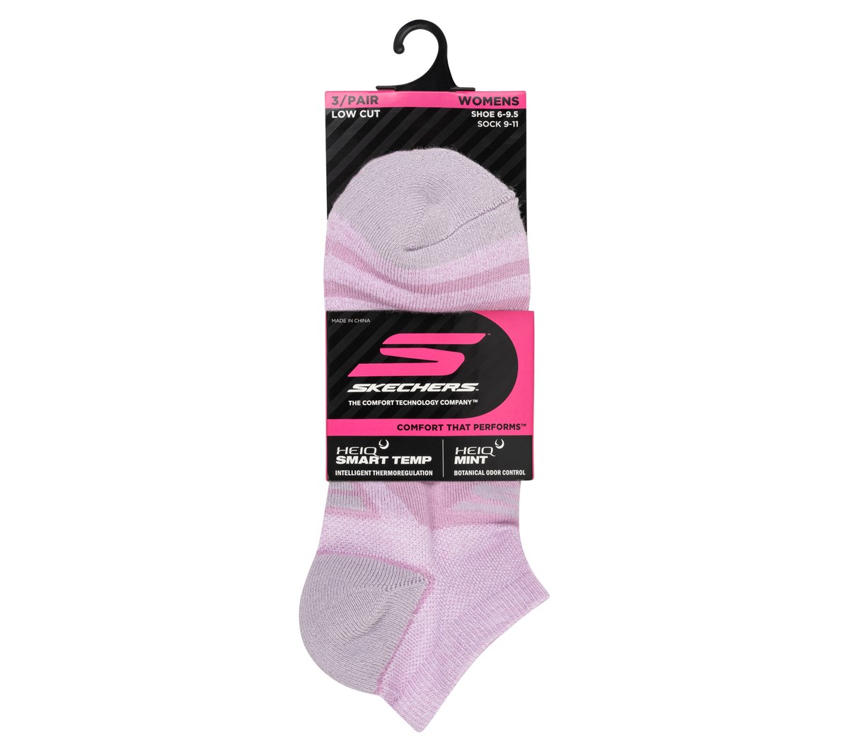 3 Pack Women's Performance Low Cut Running Socks | Skechers discount
