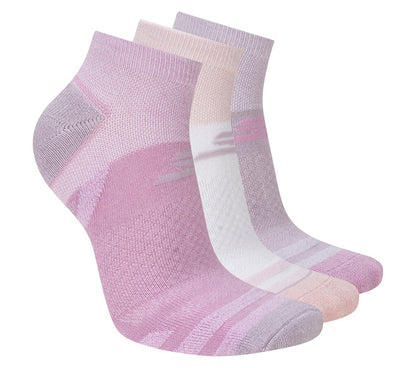 3 Pack Women's Performance Low Cut Running Socks | Skechers discount