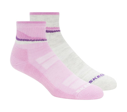 2 Pack Women's Trail Quarter Socks | Skechers USA