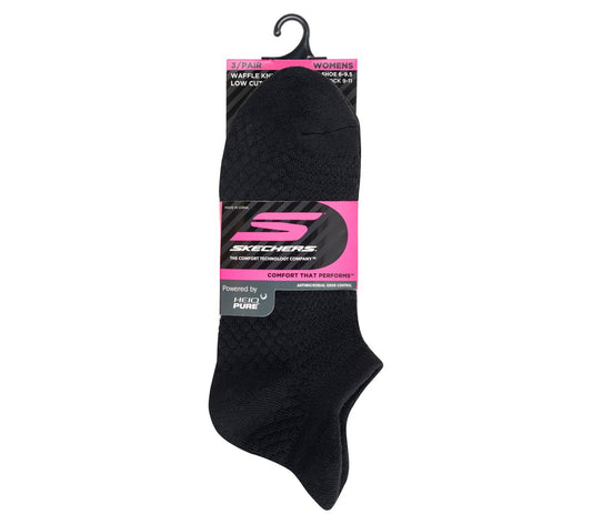 3 Pack Women's Performance Low Cut Textured Socks | Skechers discount