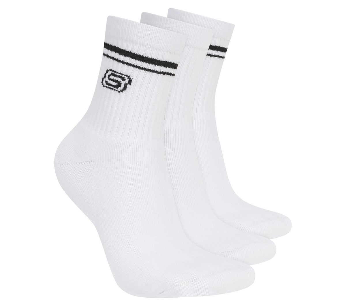 3 Pack Women's Low Crew Varsity Socks | Skechers US