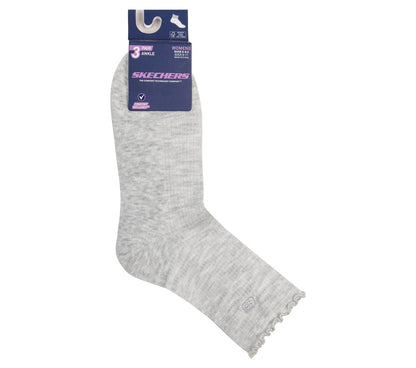 3 Pack Women's Ankle Lettuce Socks | Skechers online