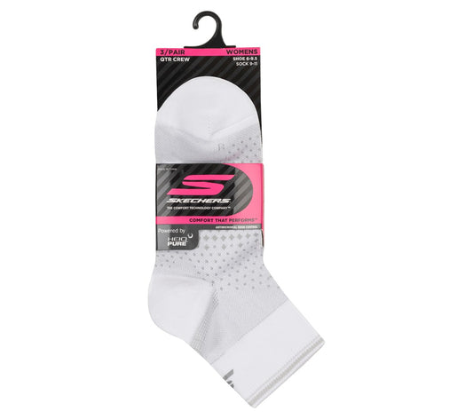 3 Pack Women's Reflective Performance Quarter Socks | Skechers USA