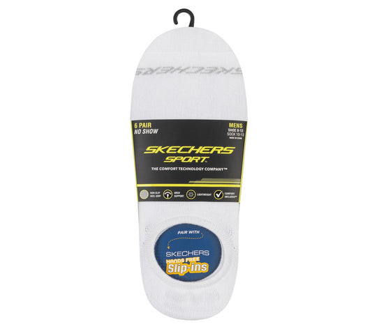 6 Pack Men's Sneaker Liner Socks | Skechers on sale