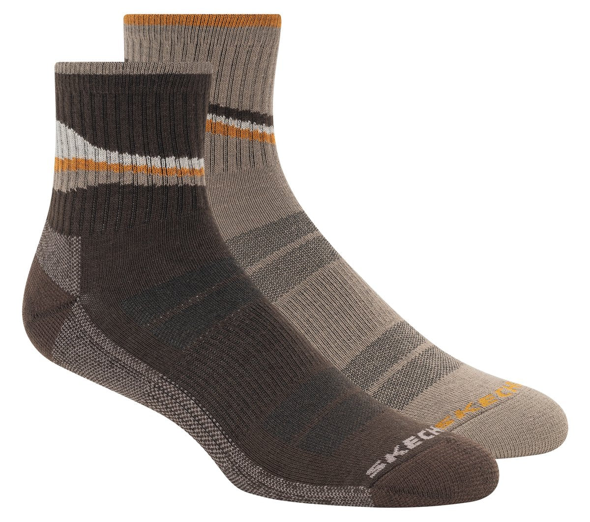 2 Pack Men's Quarter Trail Socks | Skechers near me