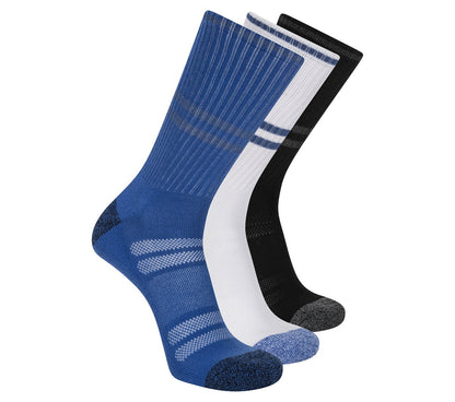 3 Pack Men's Reflective Performance Crew Socks | Skechers on sale