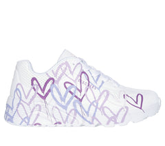 WHITE / LIGHT PURPLE
