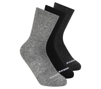 3 Pack Boys' Crew Cotton Socks | Skechers US