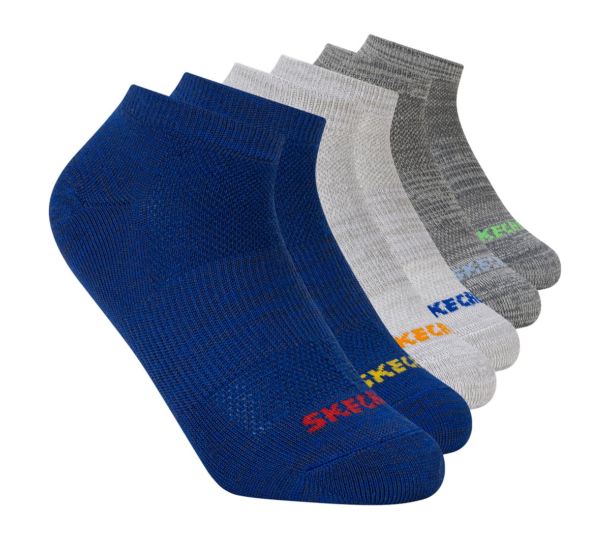 6 Pack Low Cut Non Terry Socks | Skechers online
